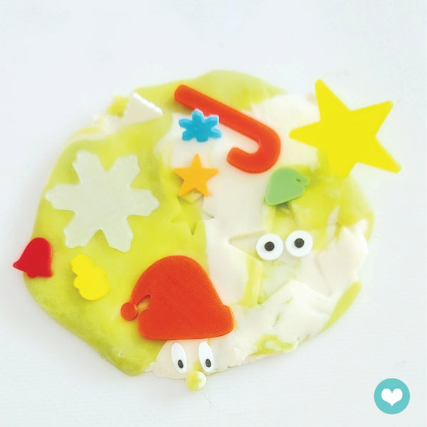 Christmas Surprise Green & White Activity Jar 125g