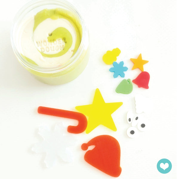 Christmas Surprise Green & White Activity Jar 125g