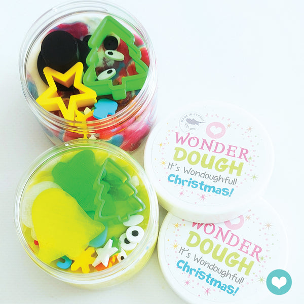 Christmas Surprise Green, Yellow & White Activity Jars 225g